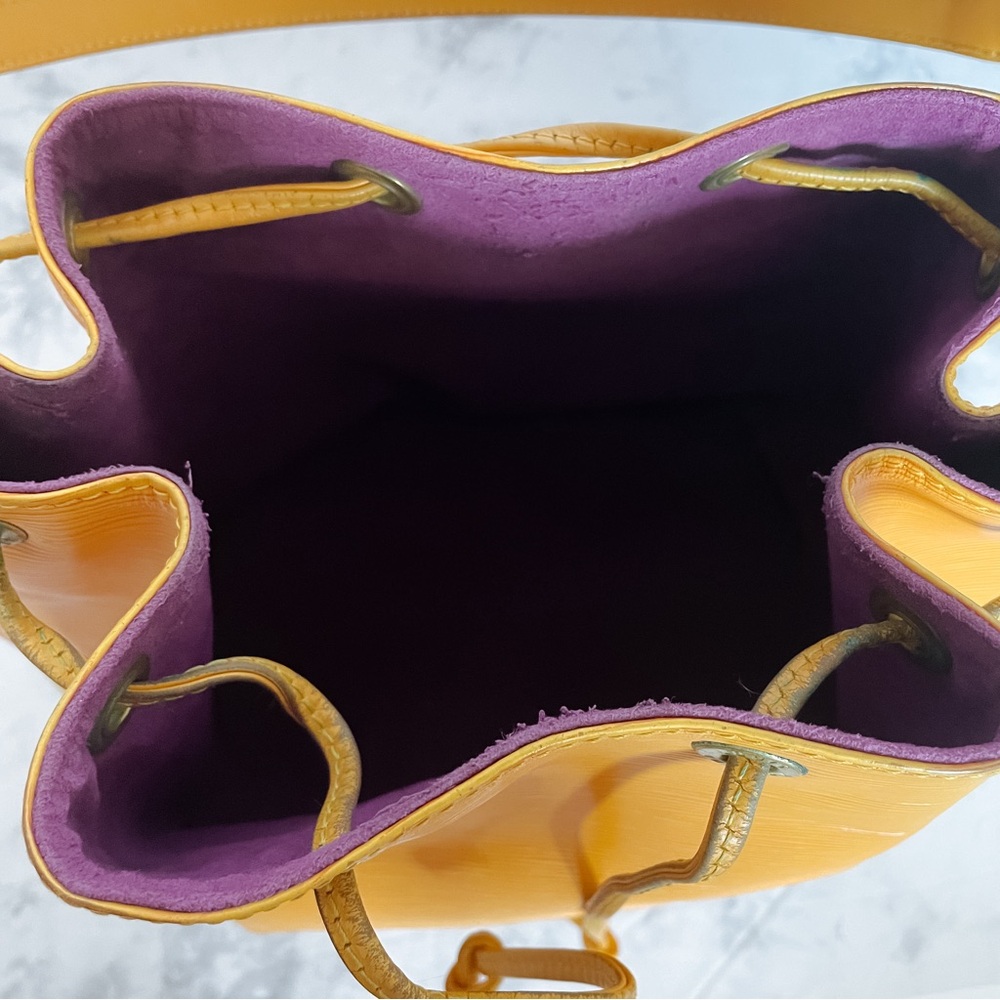 HOST PICK! Louis Vuitton Epi Noe Bucket Bag. Gorg Fall Color. Quiet Luxury! - Picture 10 of 16